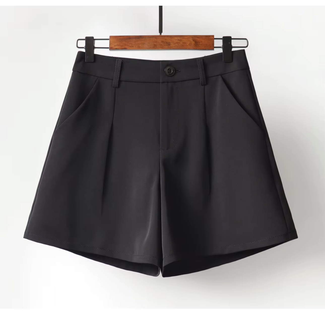 Bleach Proof Ohsisa Fashion Women's Suit Shorts Pants Wide Leg A-Line Casual Women's Shorts