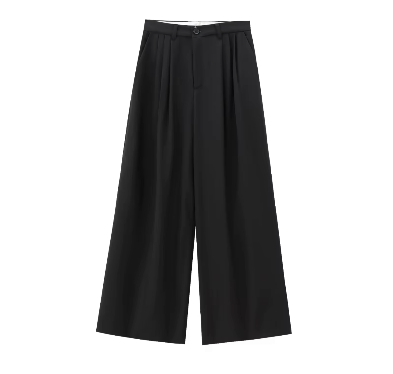 Bleach Proof Pants Vintage High Waist Zipper