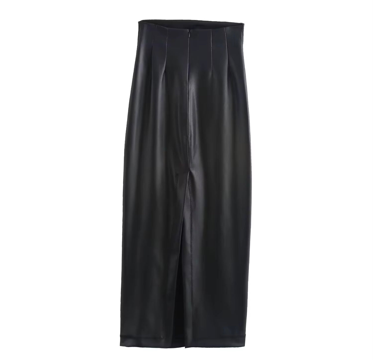 Bleach Proof,Leather Skirt Vintage High Waist