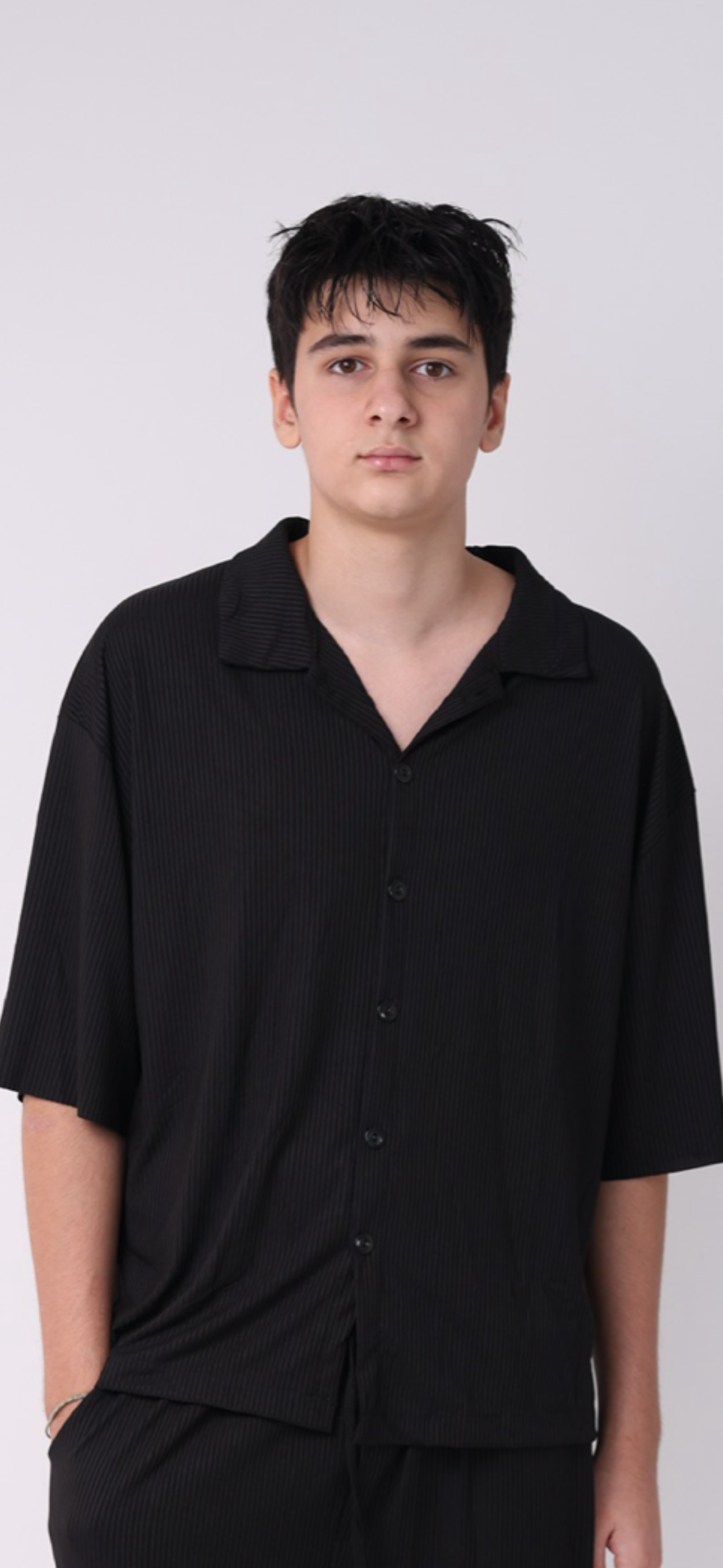Bleach Proof,
Oversized Lapel Two-Piece Cardigan Men'S
