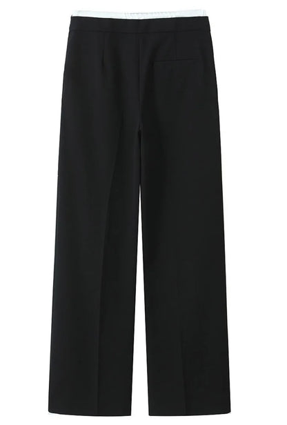 Bleach Proof, 
Double-Waisted Trouser