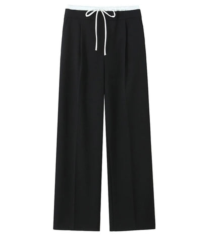 Bleach Proof, 
Double-Waisted Trouser