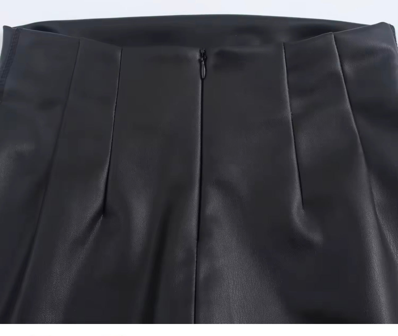 Bleach Proof,Leather Skirt Vintage High Waist