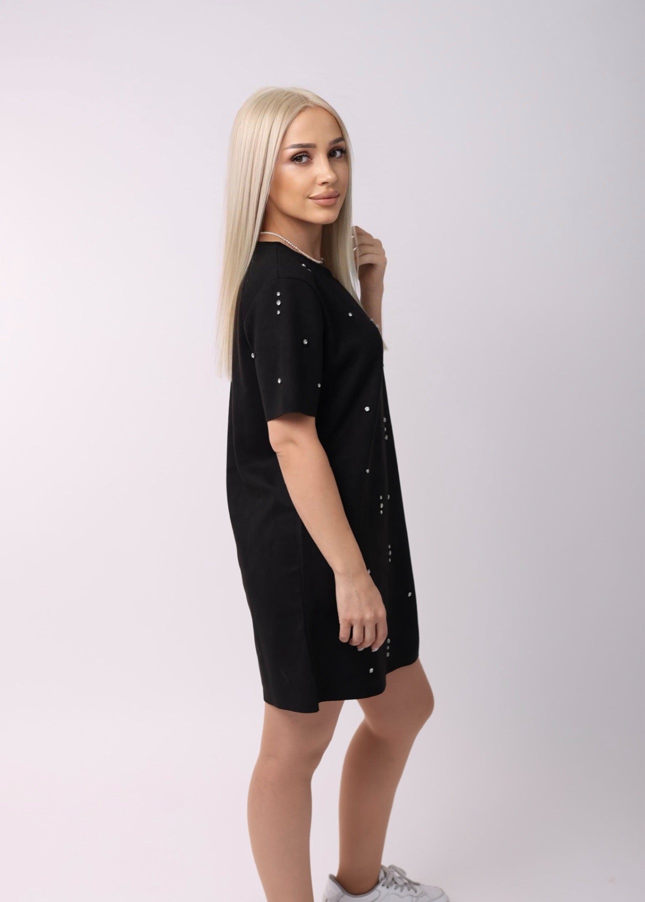 Bleach Proof, 
Velvet Dress Vintage Short