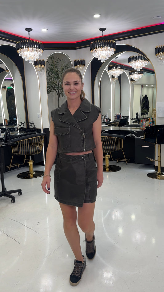 Bleach Proof Fashion Short Casual Vest